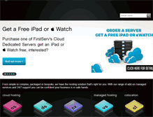 Tablet Screenshot of firstserv.com